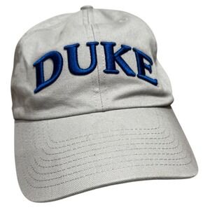 47 Brand Duke Blue Devils Hat‎ Mens Gray Adjustable Clean Up Relaxed Fit Cap